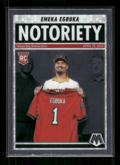 Emeka Egbuka - 2025 Mosaic Football - Notoriety - Rookie