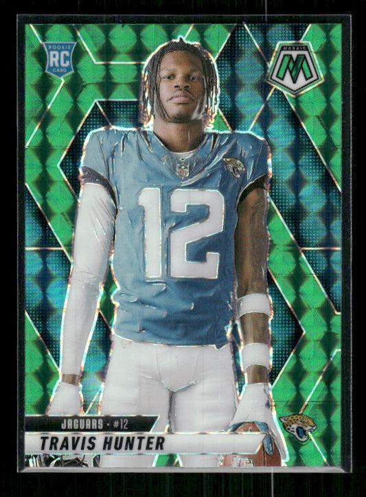 Travis Hunter - 2025 Mosaic Football - Green Mosaic - Rookie Variation