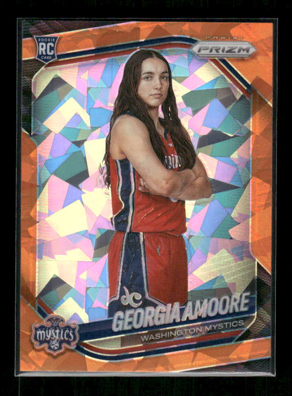 Georgia Amoore - 2025 Prizm WNBA - Orange Ice - Rookie Variation