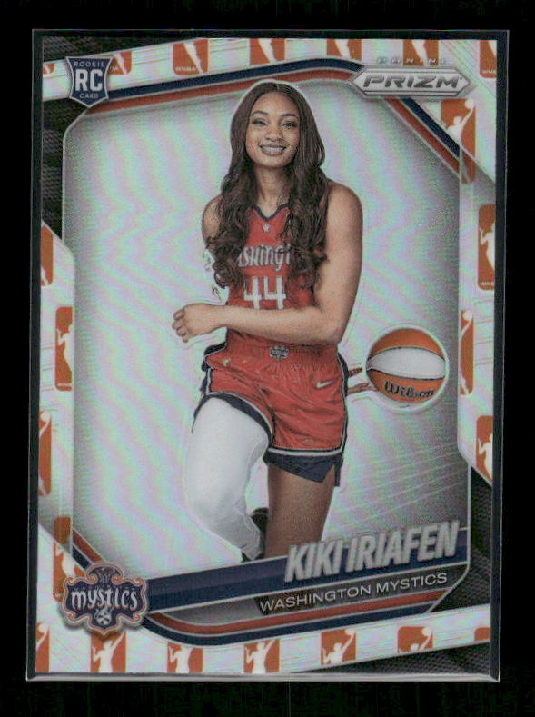 Kiki Iriafen - 2025 Prizm WNBA - WNBA Logo Prizm - Rookie Variation