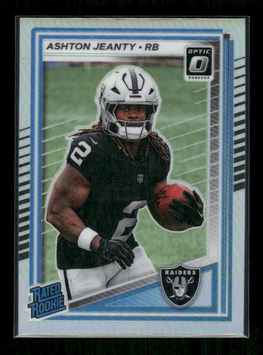Ashton Jeanty - 2025 Optic Football - Holo Prizm - Rated Rookie