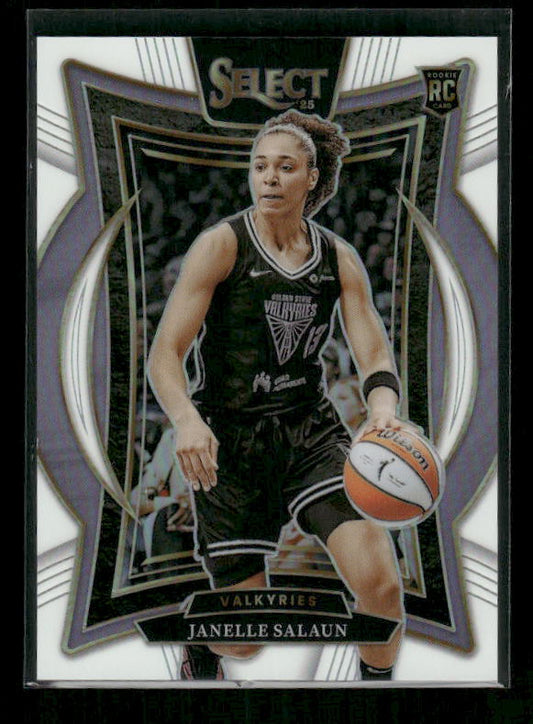 Janelle Salaun - 2025 Select WNBA - White Prizm /99 - Rookie
