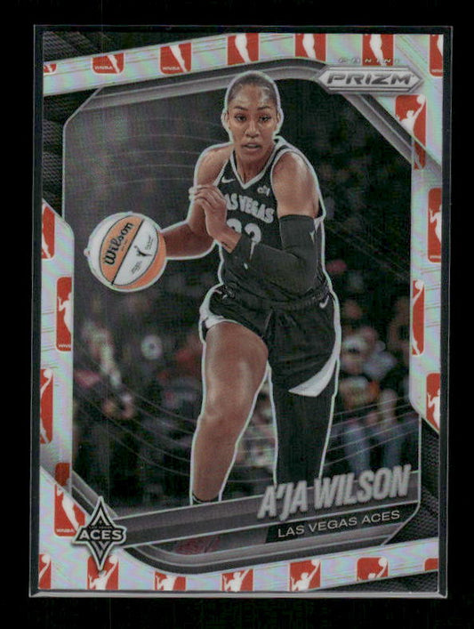 A'Ja Wilson - 2025 Prizm WNBA - WNBA Logo