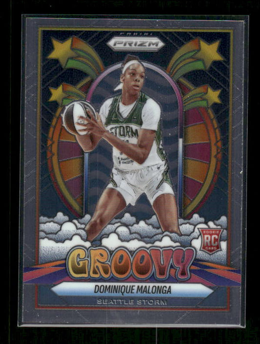 Dominique Malonga - 2025 Prizm WNBA - Groovy - Rookie