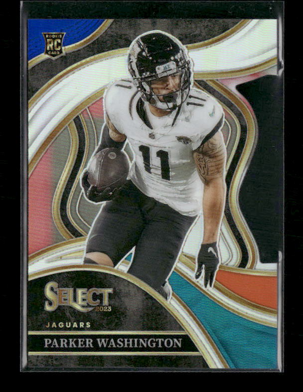 Parker Washington - 2023 Select Football - Orange & Blue Die Cut /35 - Rookie
