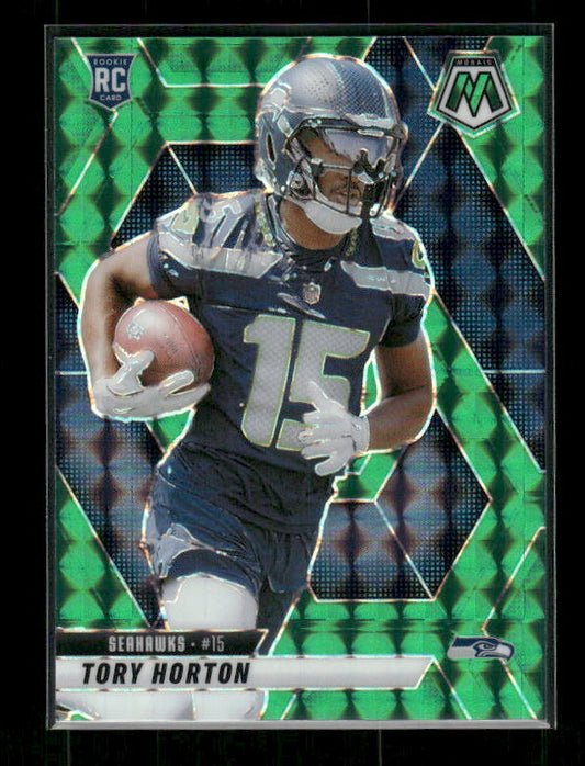 Tory Horton - 2025 Mosaic Football - Green Mosaic - Rookie