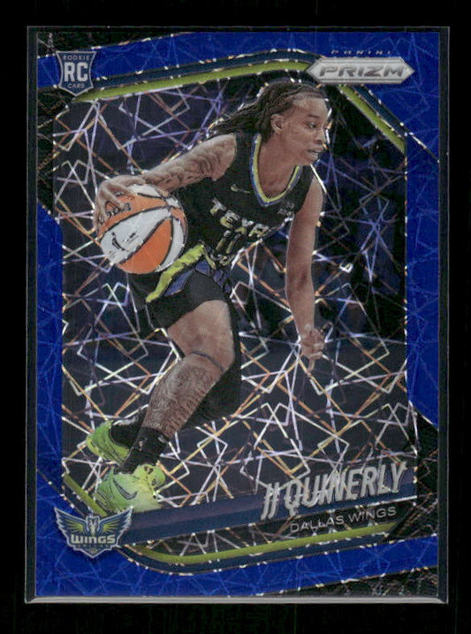 JJ Quinerly - 2025 Prizm WNBA - Blue Velocity - Rookie