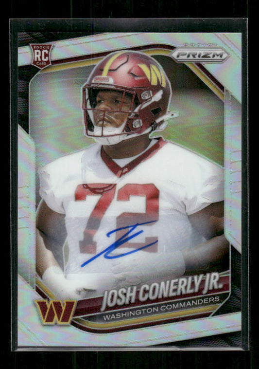 Josh Conerly Jr. - 2025 Prizm Football - Silver Prizm Auto - Rookie