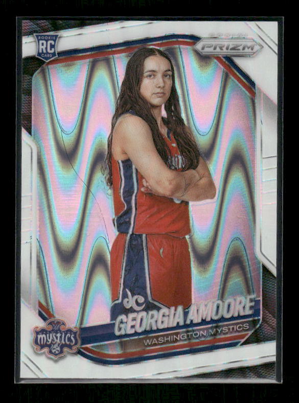 Georgia Amoore - 2025 Prizm WNBA - White Seismic - Rookie