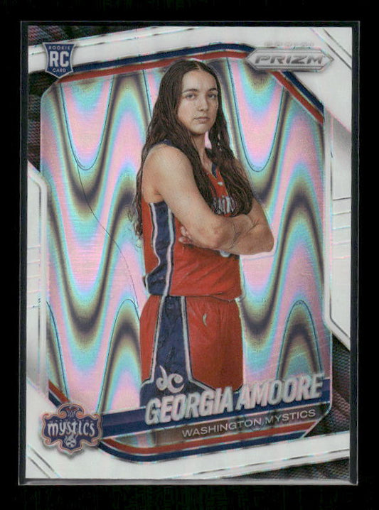 Georgia Amoore - 2025 Prizm WNBA - White Seismic - Rookie