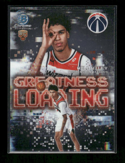 Will Riley - 2025-26 Bowman Basketball - Greatness Loading - Rookie