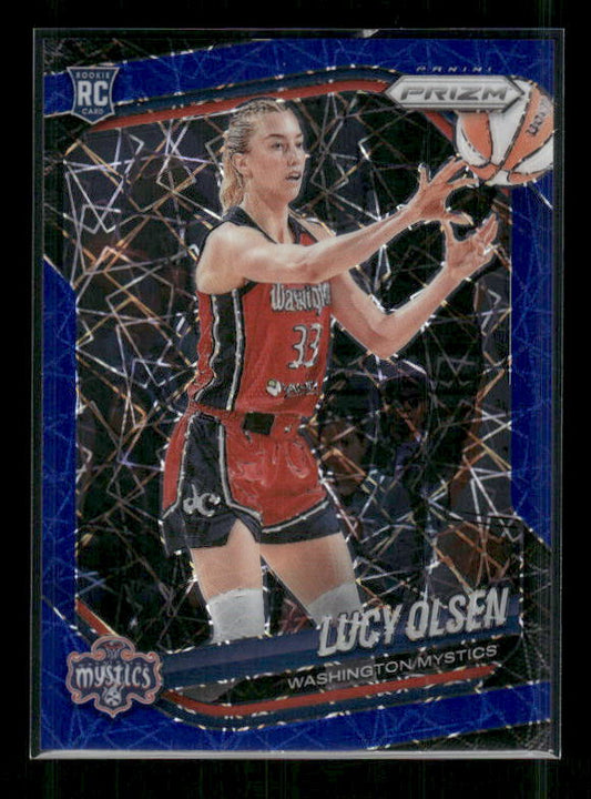 Lucy Olsen - 2025 Prizm WNBA - Blue Velocity - Rookie
