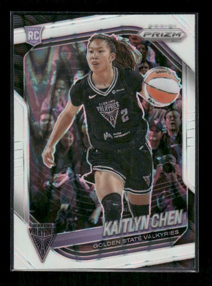 Kaitlyn Chen - 2025 Prizm WNBA - White Seismic - Rookie