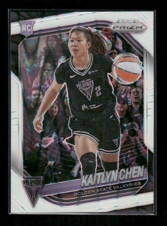 Kaitlyn Chen - 2025 Prizm WNBA - White Seismic - Rookie