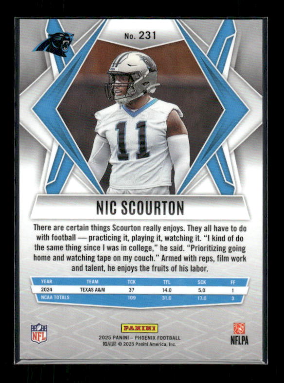 Nic Scourton - 2025 Phoenix Football - Hyper Prizm - Rookie