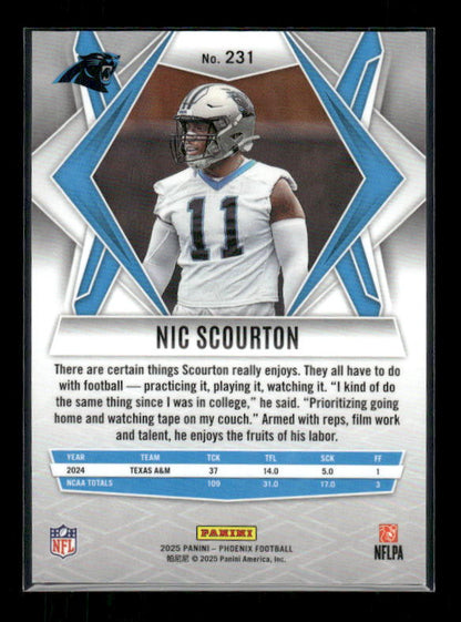 Nic Scourton - 2025 Phoenix Football - Hyper Prizm - Rookie