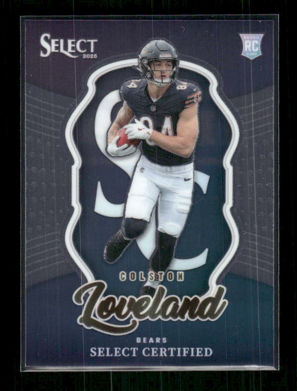 Colston Loveland - 2025 Select Football - Select Certified - Rookie
