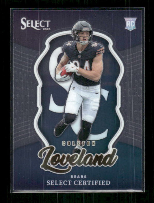 Colston Loveland - 2025 Select Football - Select Certified - Rookie