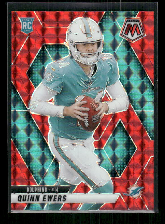 Quinn Ewers - 2025 Mosaic Football - Red Mosaic - Rookie