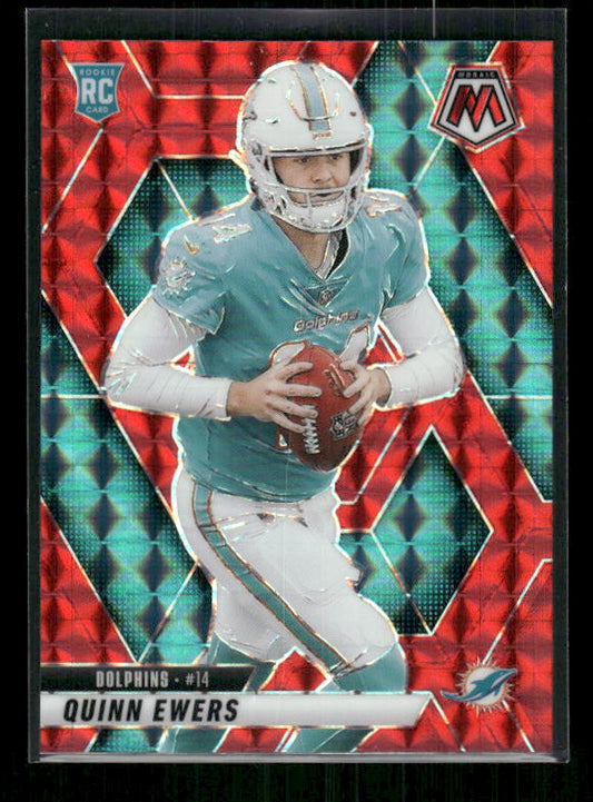 Quinn Ewers - 2025 Mosaic Football - Red Mosaic - Rookie