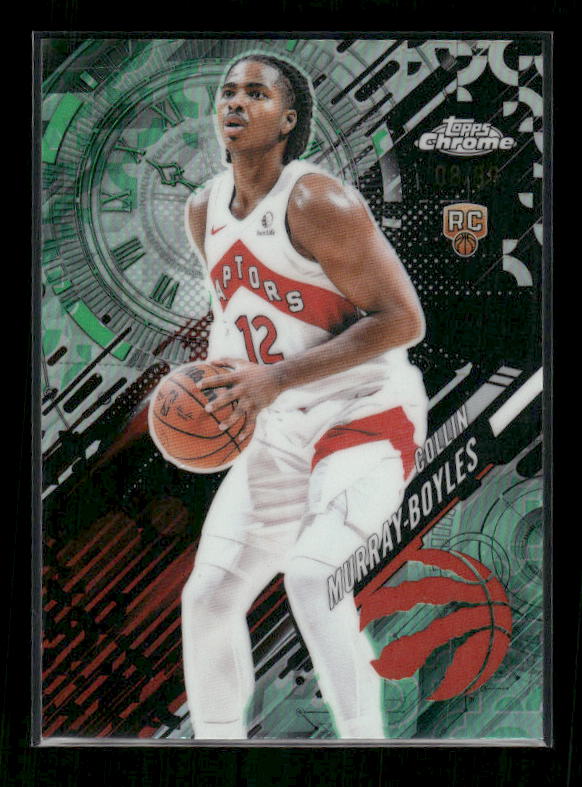 Collin Murray-Boyles - 2025-26 Topps Chrome Update - Green Go Time /99 - Rookie