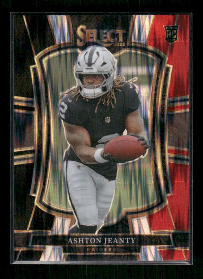 Ashton Jeanty - 2025 Select Football - Premier Black & Red Shock - Rookie