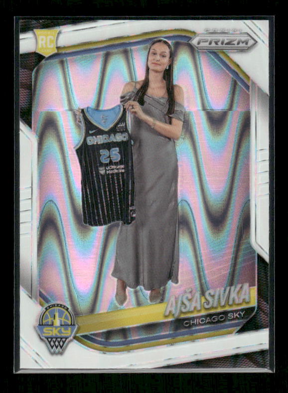 Ajsa Sivka - 2025 Prizm WNBA - White Seismic - Rookie Variation