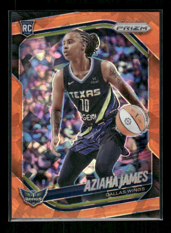 Aziaha James - 2025 Prizm WNBA - Orange Ice - Rookie