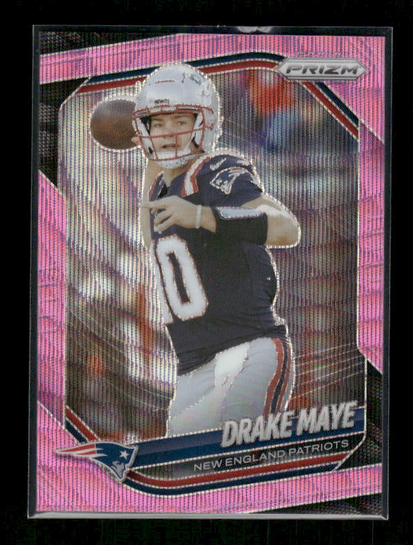 Drake Maye - 2025 Prizm Football - Pink Wave