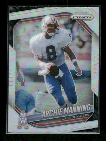 Archie Manning - 2025 Prizm Football - Silver Prizm