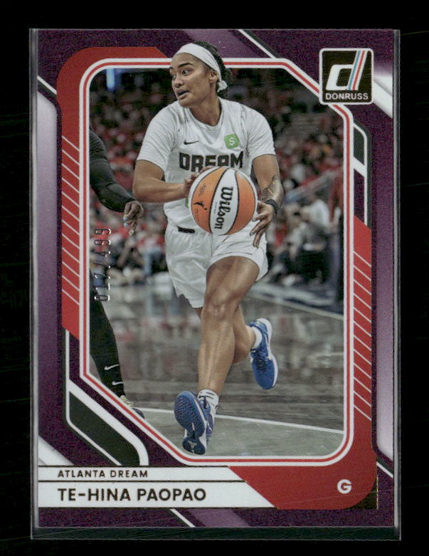 Te Hina PaoPao - 2026 Donruss WNBA - Purple Shimmer /399