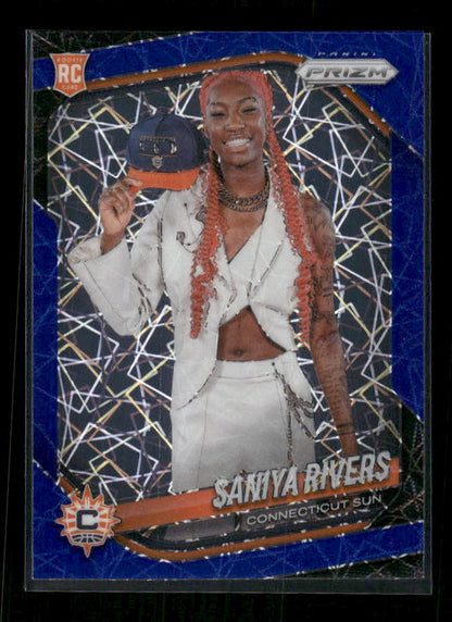 Saniya Rivers - 2025 Prizm WNBA - Blue Velocity - Rookie Variation