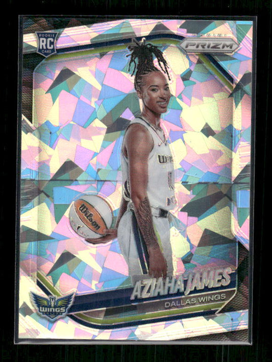 Aziaha James - 2025 Prizm WNBA - Ice Prizm - Rookie Variation