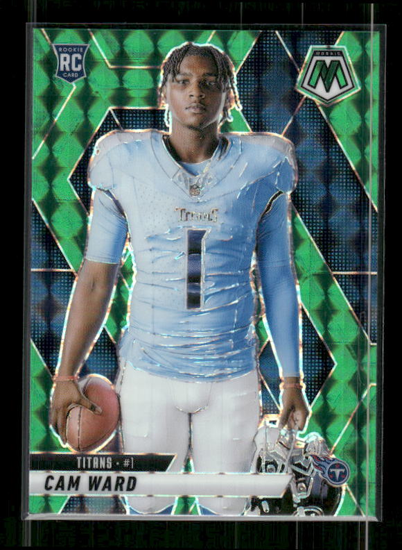 Cam Ward - 2025 Mosaic Football - Green Mosaic - Rookie Variation