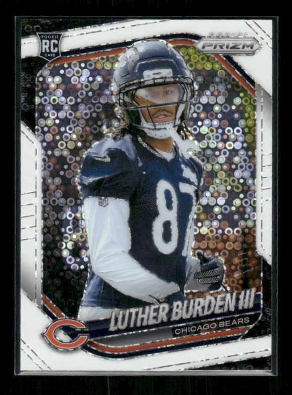 Luther Burden III - 2025 Prizm Football - White Disco - Rookie