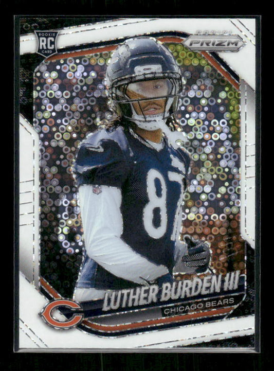 Luther Burden III - 2025 Prizm Football - White Disco - Rookie