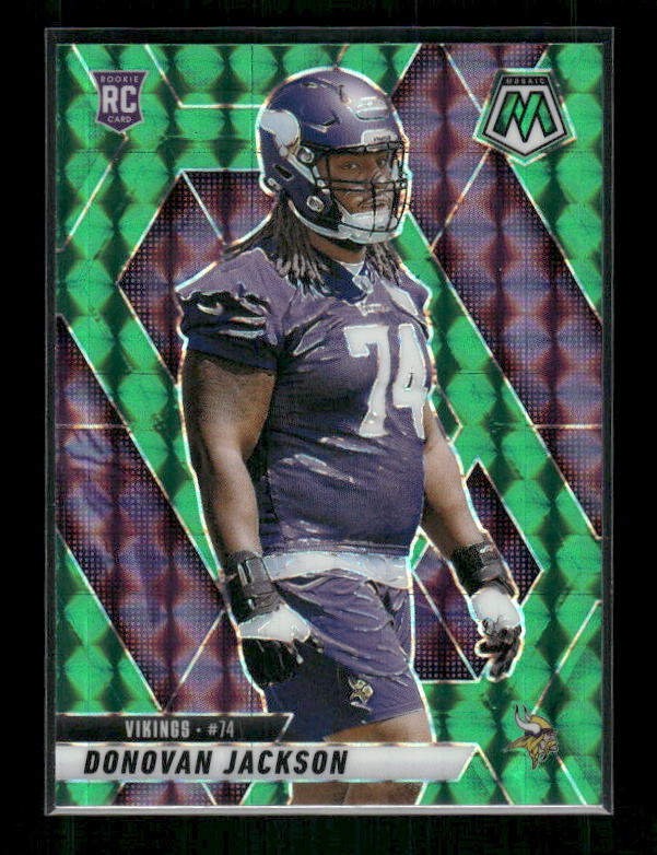 Donovan Jackson - 2025 Mosaic Football - Green Mosaic - Rookie