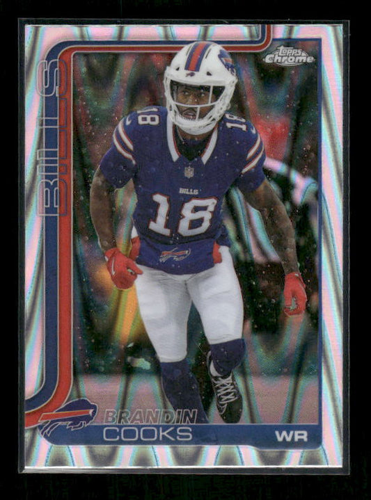 Brandin Cooks - 2025 Topps Chrome Football - Raywave Refractor