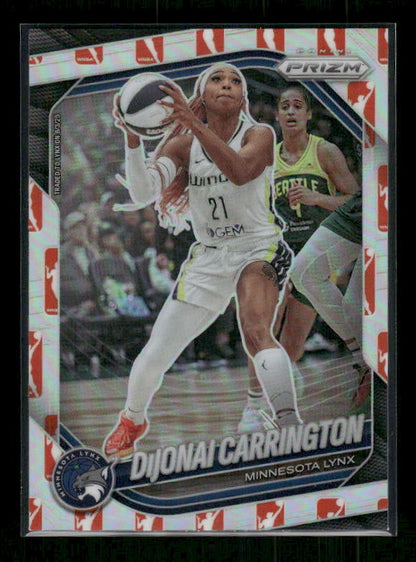 DiJonai Carrington - 2025 Prizm WNBA - WNBA Logo Prizm