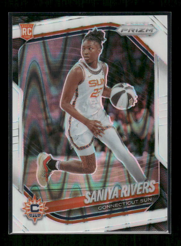 Saniya Rivers - 2025 Prizm WNBA - White Seismic - Rookie