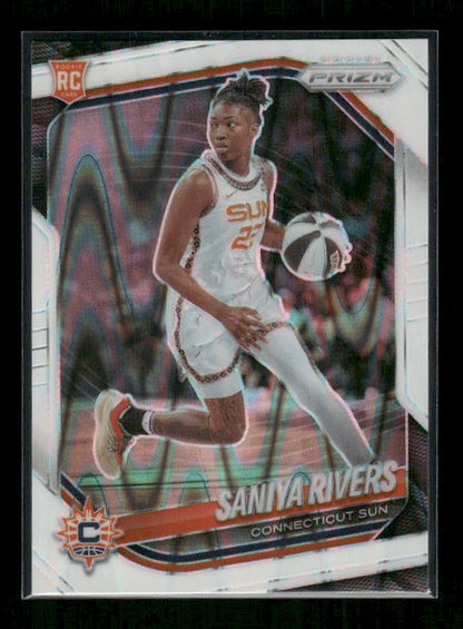 Saniya Rivers - 2025 Prizm WNBA - White Seismic - Rookie