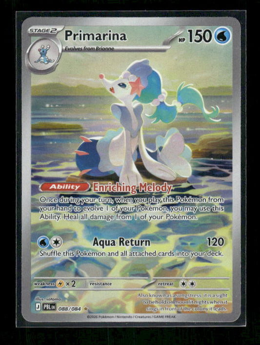 Primarina - 2026 Mega Evolution: Pitch Black #88/84 IR