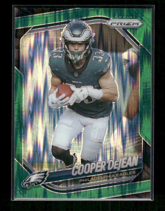 Cooper DeJean - 2025 Prizm Football - Green Flash