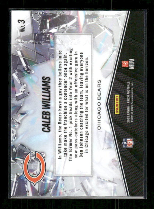 Caleb Williams - 2025 Prizm Football - Prizm Break