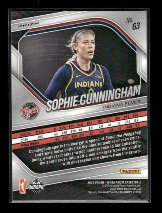 Sophie Cunningham - 2025 Prizm WNBA - Blue Velocity