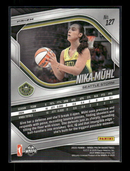 Nika Muhl - 2025 Prizm WNBA - Ice Prizm