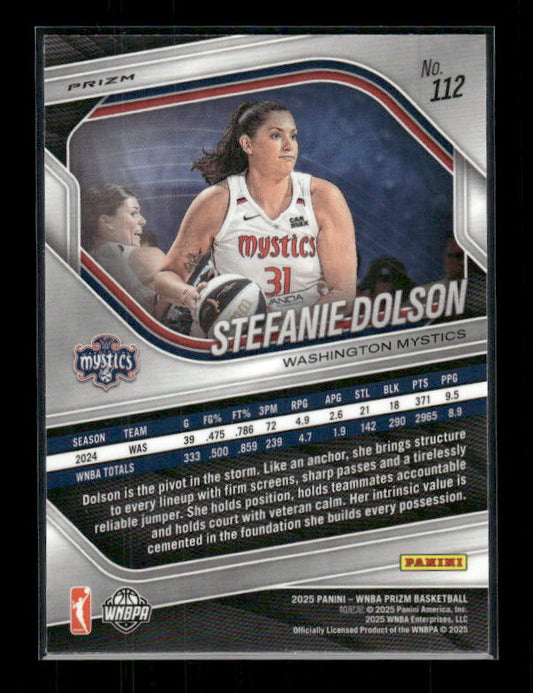 Stefanie Dolson - 2025 Prizm WNBA - WNBA Logo Prizm