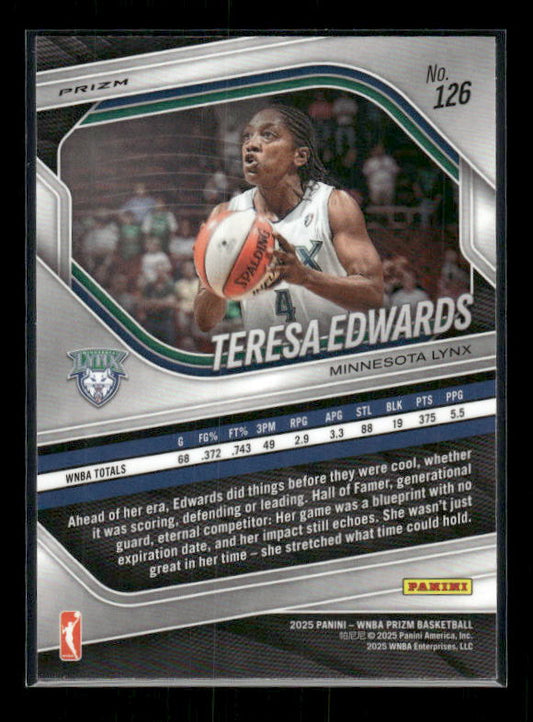 Teresa Edwards - 2025 Prizm WNBA - WNBA Logo Prizm