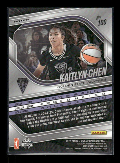 Kaitlyn Chen - 2025 Prizm WNBA - WNBA Logo Prizm - Rookie