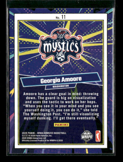 Georgia Amoore - 2026 Donruss WNBA - Diamond Net Marvels